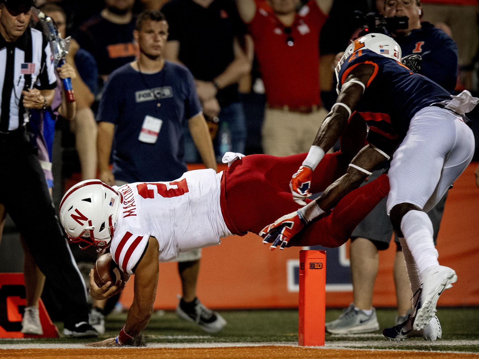 Nebraska vs. Illinois, 9.21
